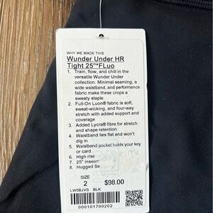 Lululemon Wunder Under HR Tight 25” FLuo